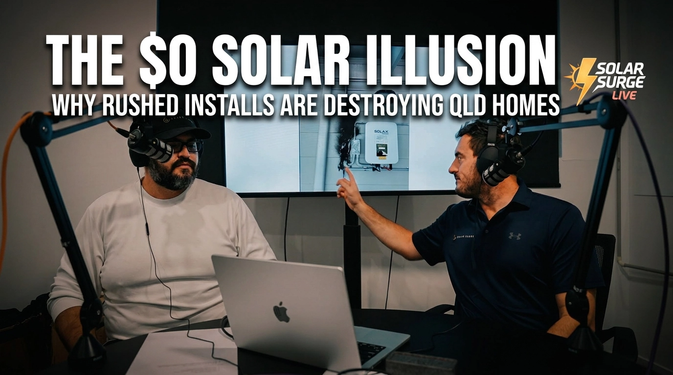 The $0 Solar Illusion: Why Rushed Installs and Missing Accreditations Are Destroying QLD Homes