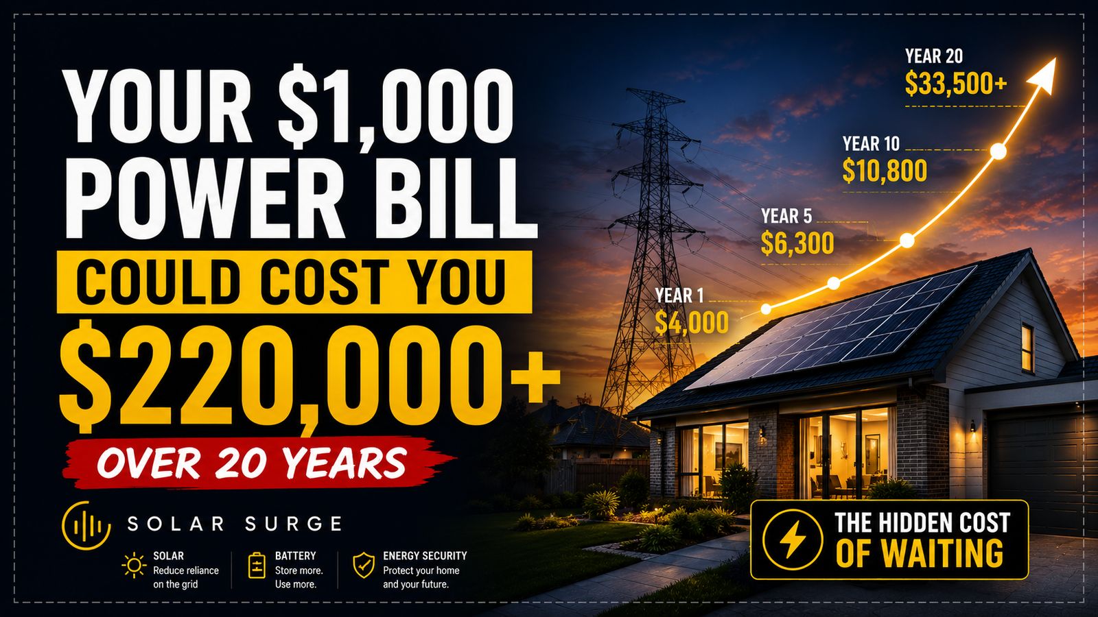 The Hidden Cost of Waiting: Why a $1,000 Quarterly Power Bill Could Cost You More Than $200,000